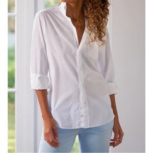 Frank & Eileen NEW Size xxs BARRY
Tailored Button-Up Shirt in white